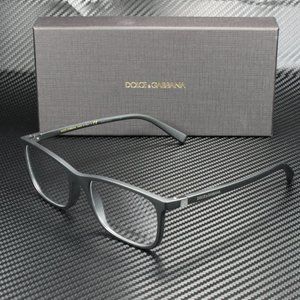 Dolce & Gabbana Matte Black Men's Eyeglasses
